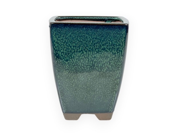 Pot 11,5 cm square green