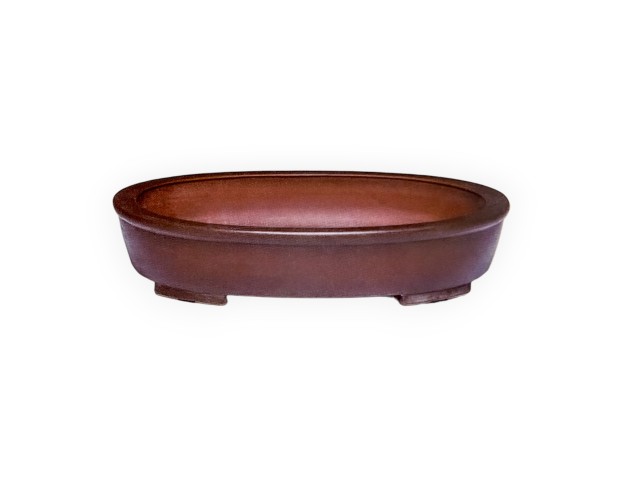 Maceta 41 cm oval grès
