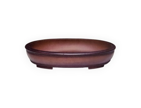 Maceta 56 cm oval grès