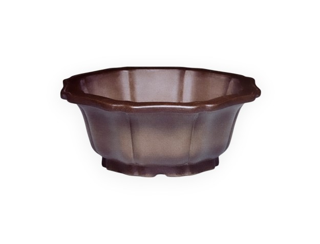 Maceta 24 cm octogonal grès