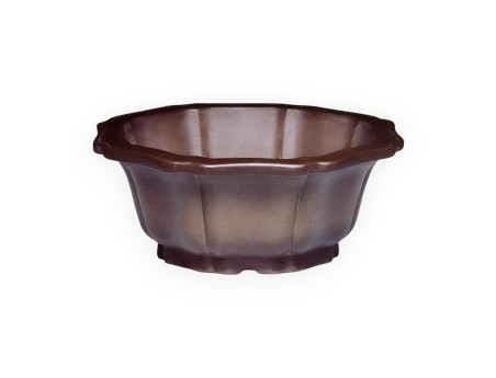 Maceta 24 cm octogonal grès