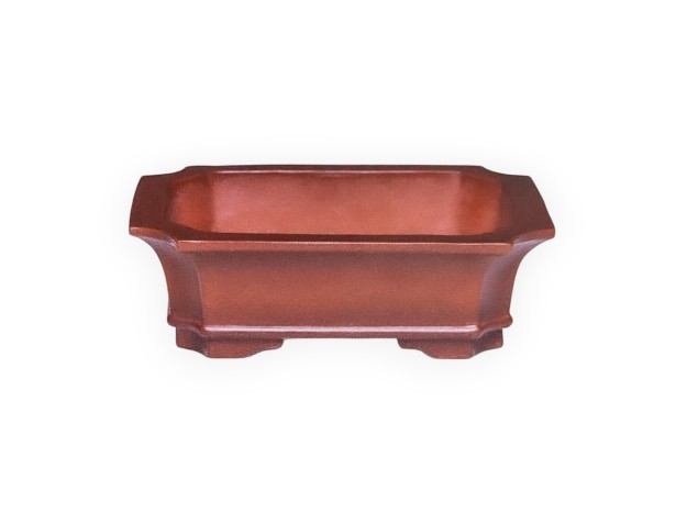 Vaso 17 cm rettangolare grès