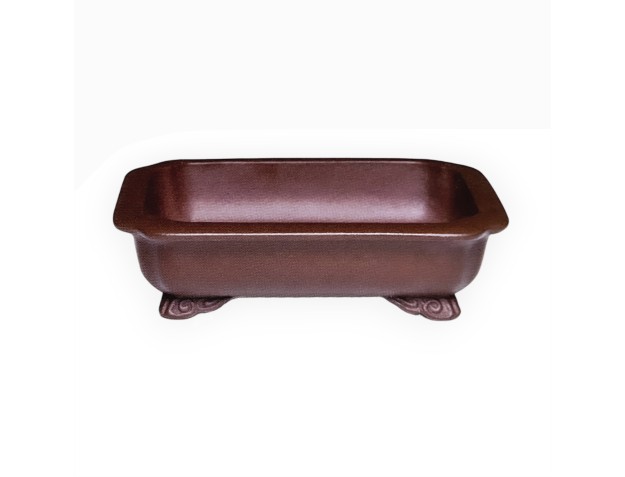 Maceta 22 cm rectangular grès