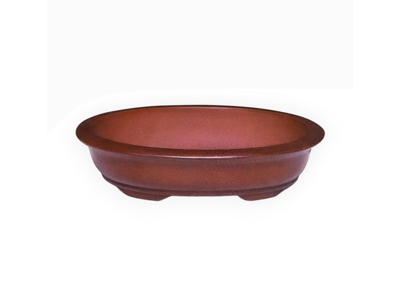 Maceta 19 cm oval grès