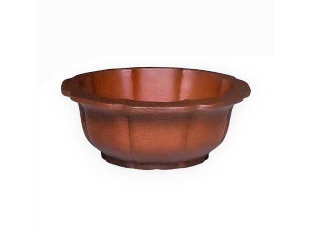 Vaso 17 cm ottagonale grès