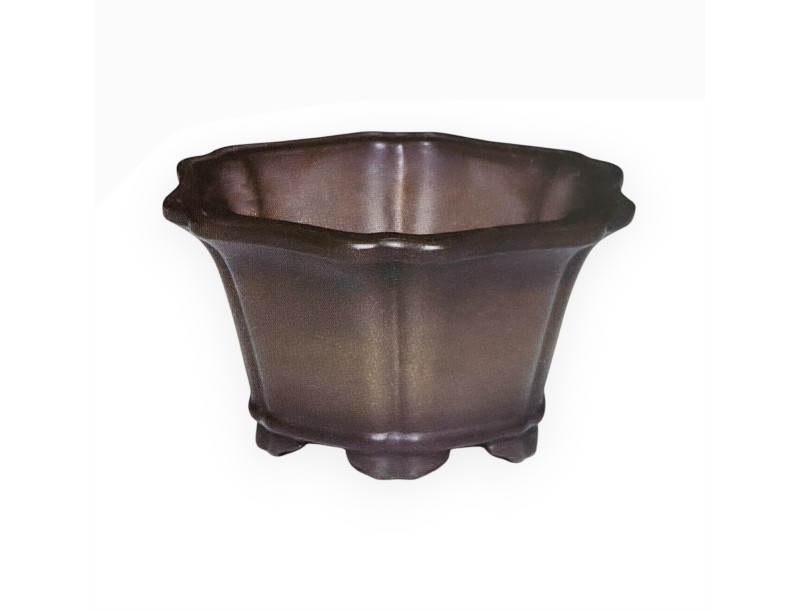 Topf 18,5 cm sechseckig grès