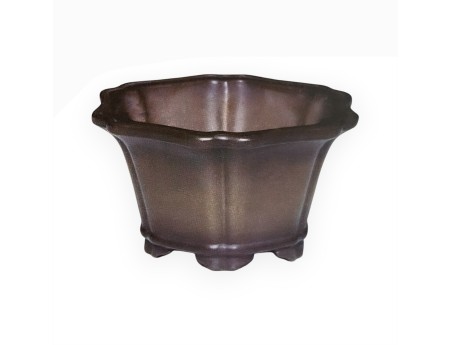 Topf 18,5 cm sechseckig grès