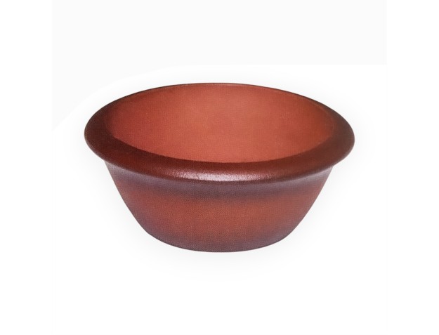Pot 14,5 cm round grès