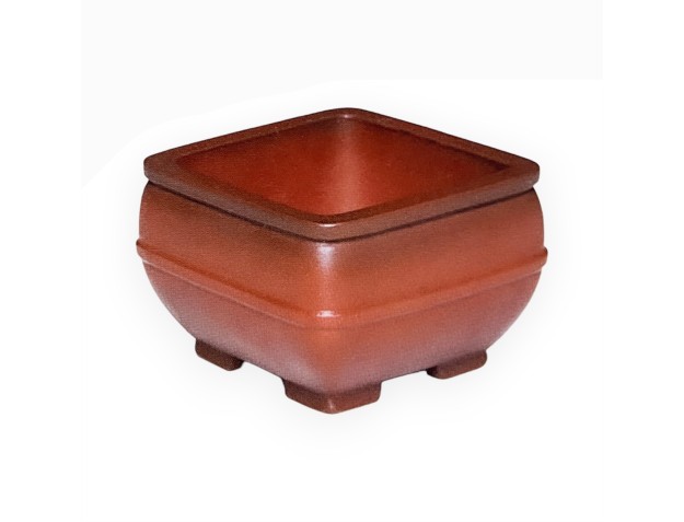 Pot 14 cm carré grès