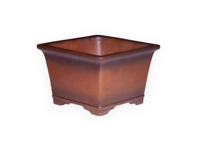 Pot 24 cm square grès