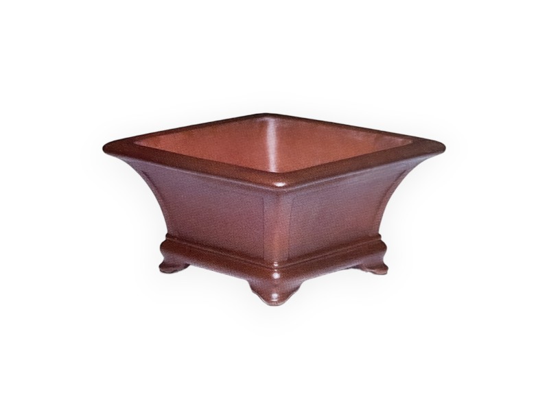 Pot 31 cm square grès