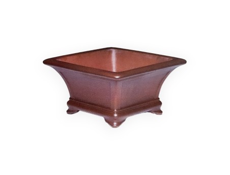 Pot 31 cm square grès