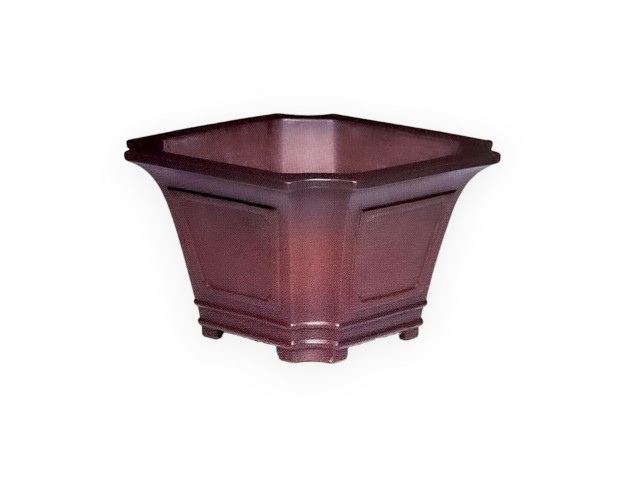 Pot 22 cm square grès