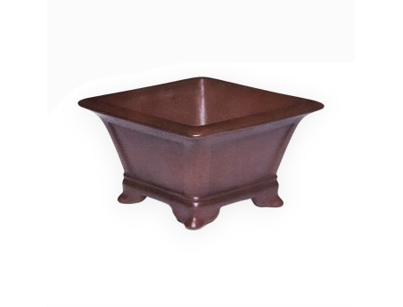 Vaso 12 cm quadrato grès