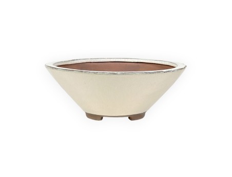 Vaso 21 cm tondo beige