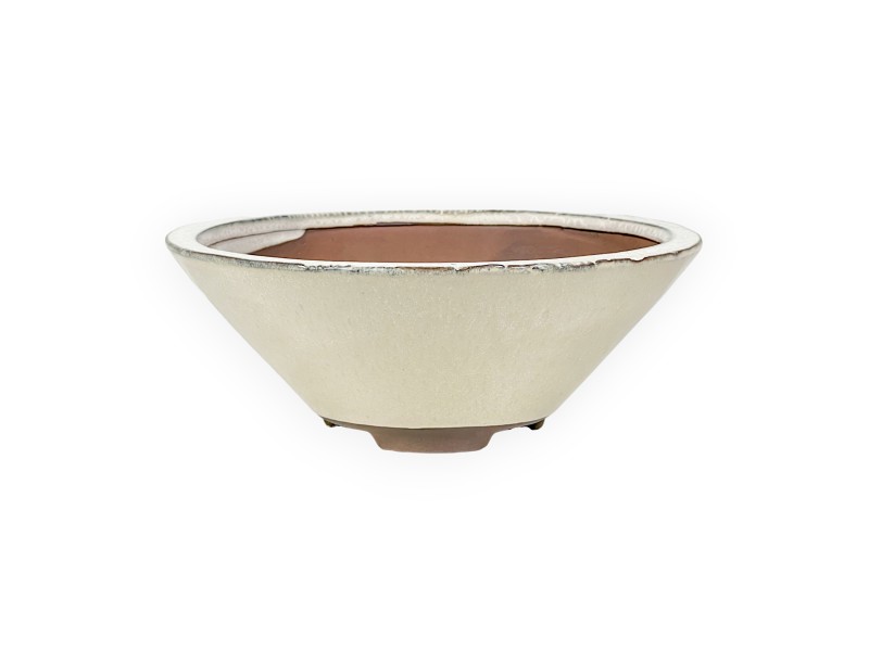 Topf 21 cm rund beige