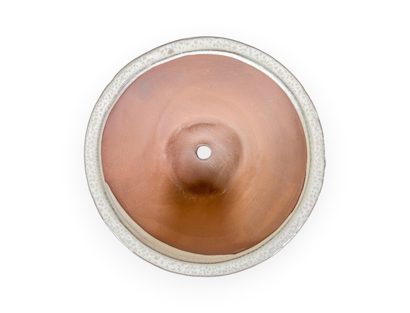 Topf 21 cm rund beige