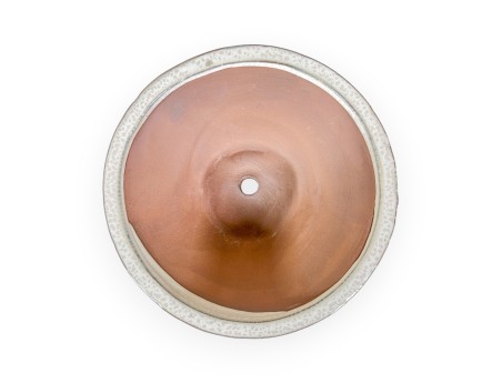 Pot 21 cm rond beige