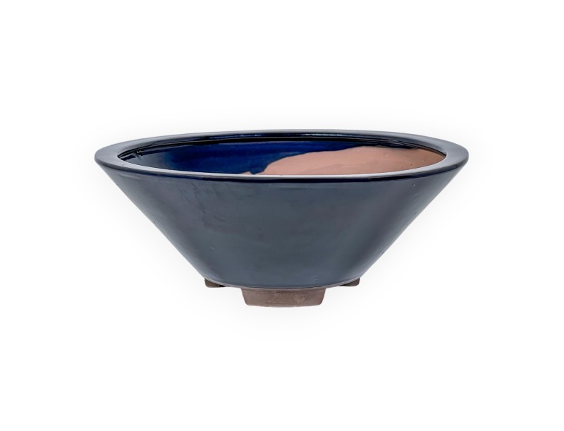 Topf 26 cm rund blau