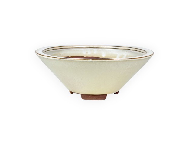 Pot 26 cm rond beige 2