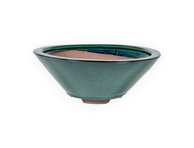 Pot 26 cm rond vert 2