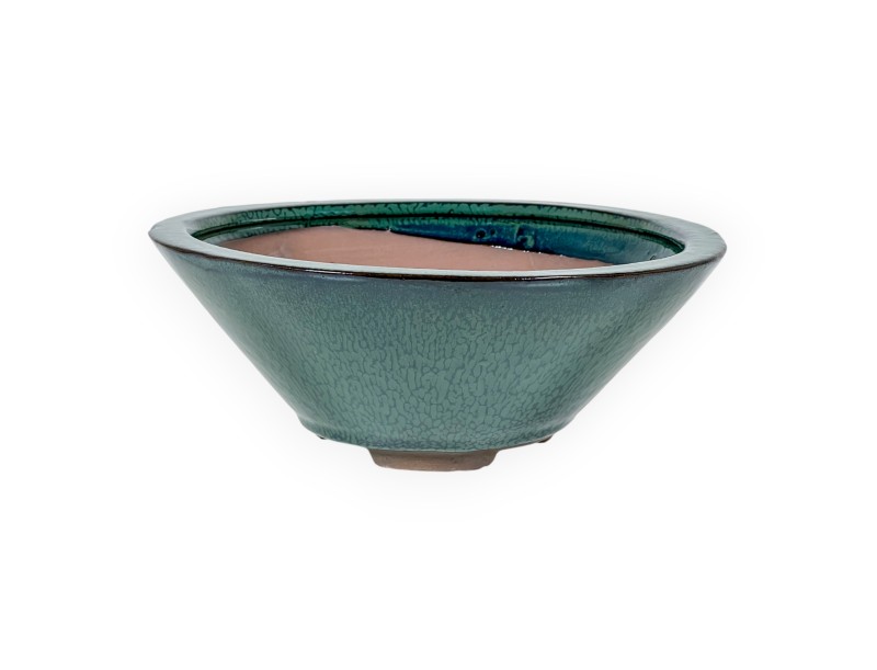 Pot 26 cm rond groen
