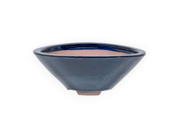 Vaso 21 cm tondo blu 2