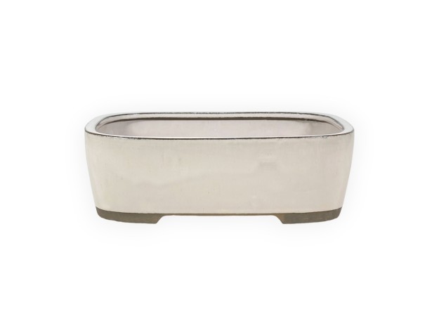 Pot 21 cm oval beige