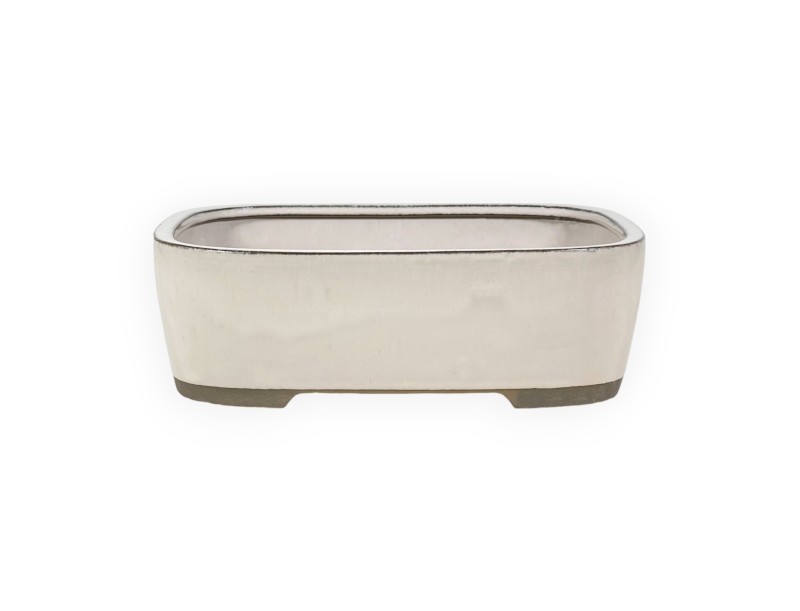Pot 21 cm oval beige