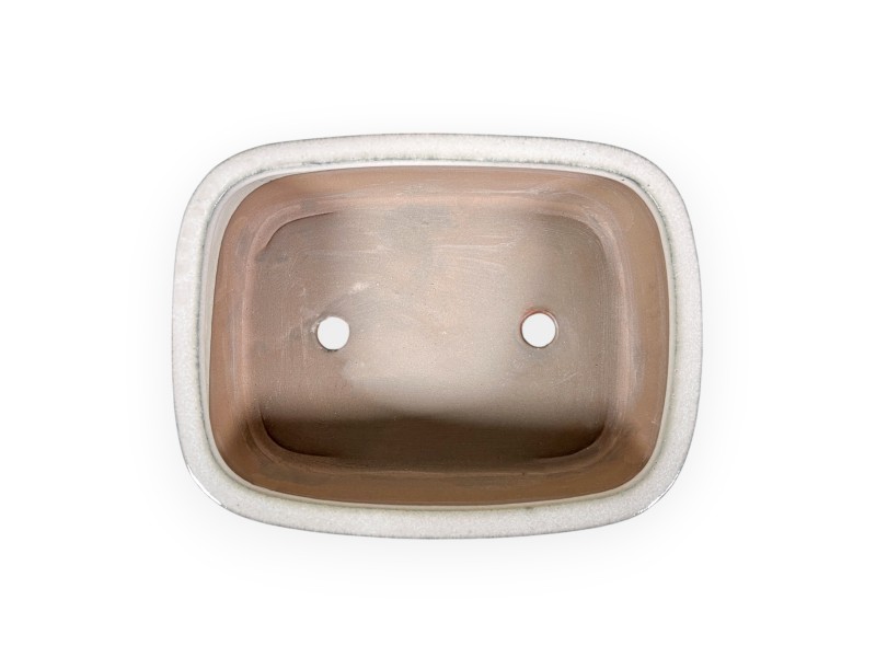 Pot 21 cm oval beige