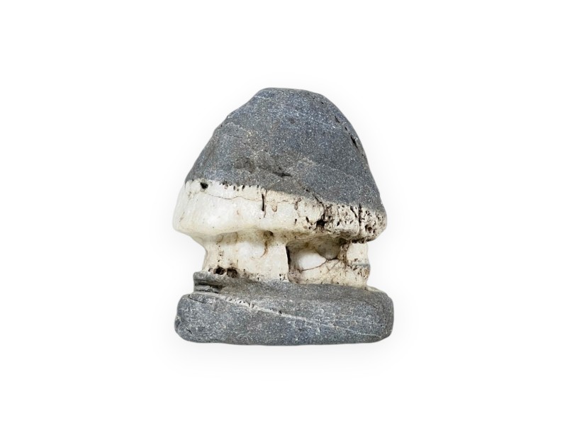 Suiseki Capanna in pietra - 6,5 cm