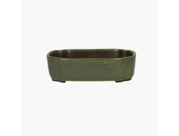 Pot à nuage en grès émaillé pour bonsaïs japonais - 18 cm