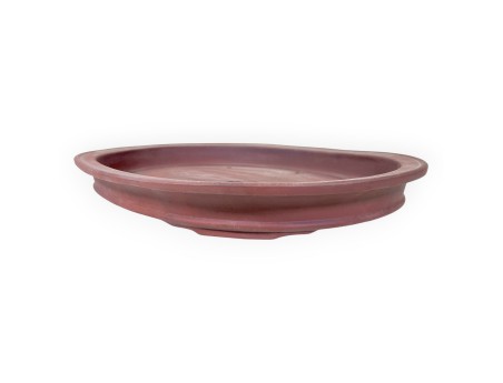 Ovaal ongeglazuurde steengoed Japanse Bonsai pot - 62,5 cm