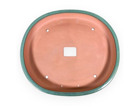 Pot ovale en grès émaillé pour bonsaïs chinois - 65 cm