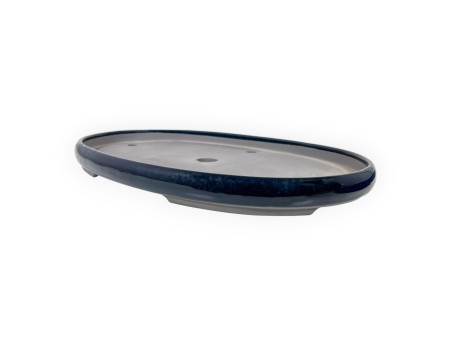 Maceta oval de gres esmaltado para Bonsái japonés - 47,5 cm