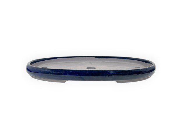 Maceta oval de gres esmaltado para Bonsái japonés - 41 cm