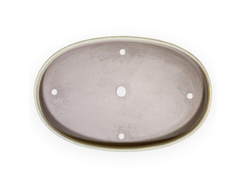 Oval glazed stoneware Japanese Bonsai pot - 57,5 cm
