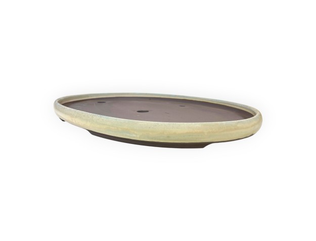 Maceta oval de gres esmaltado para Bonsái japonés - 62 cm 2