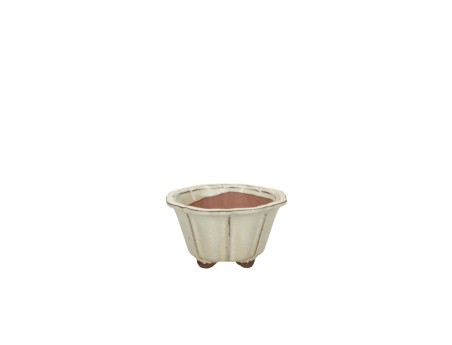 Vaso Bonsai Cinese Tondo in Grès Smaltato - 13 cm