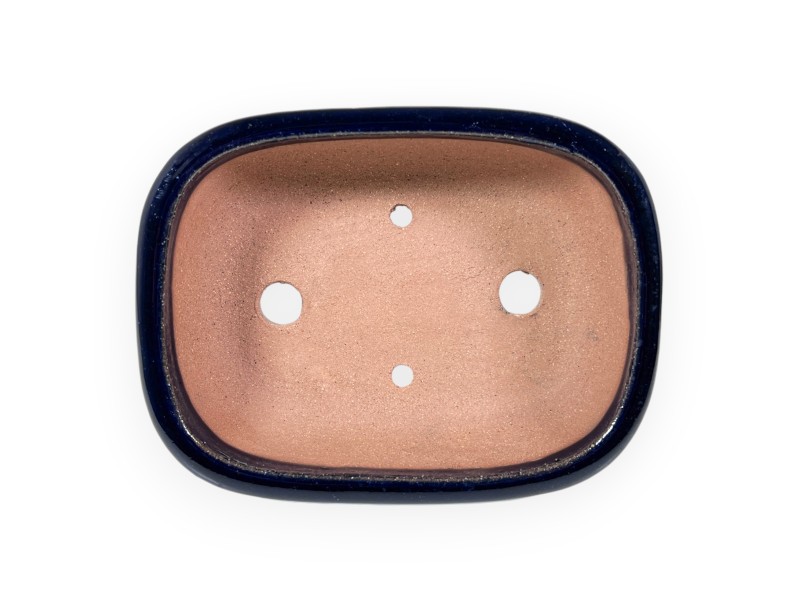 Maceta rectangular de gres esmaltado para Bonsái chinese - 16 cm