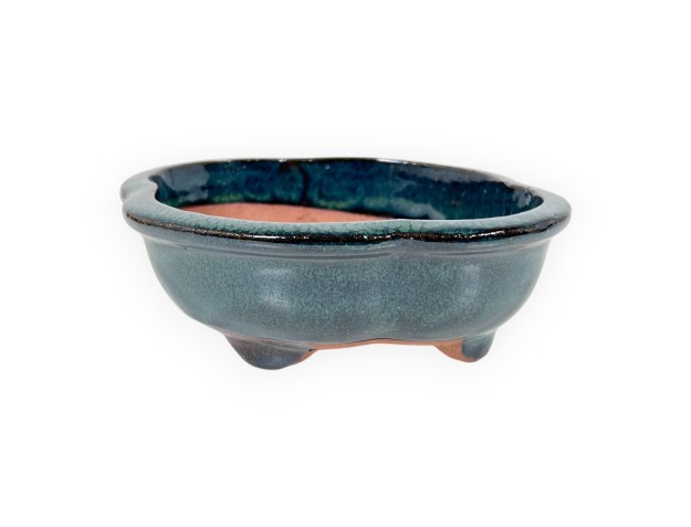 Pot à nuage en grès émaillé pour bonsaïs chinois - 16 cm 2
