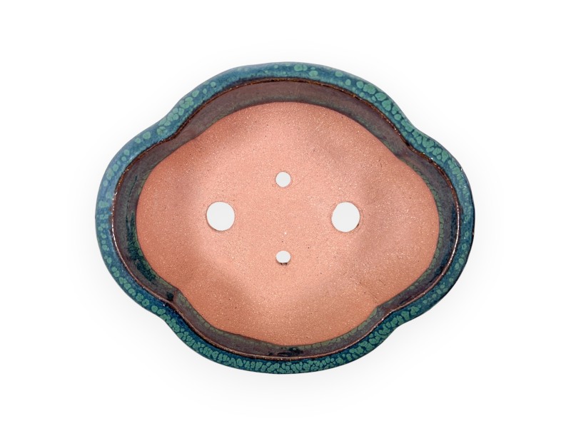 Maceta nube de gres esmaltado para Bonsái chinese - 16 cm