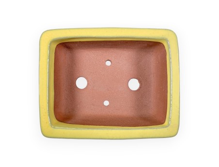 Maceta rectangular de gres esmaltado para Bonsái chinese - 16 cm