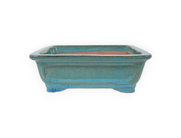 Maceta rectangular de gres esmaltado para Bonsái chinese - 16 cm