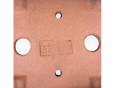 Maceta rectangular de gres esmaltado para Bonsái chinese - 16 cm