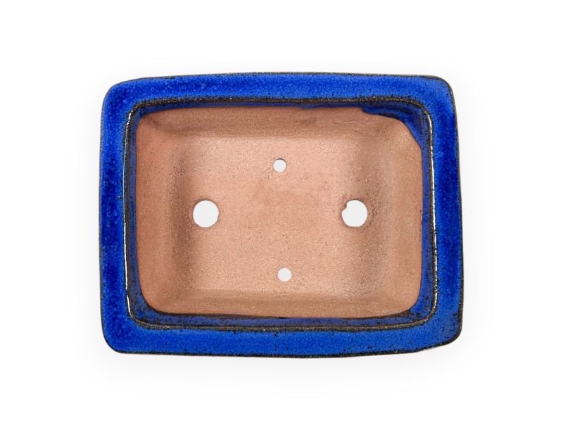 Maceta rectangular de gres esmaltado para Bonsái chinese - 16 cm