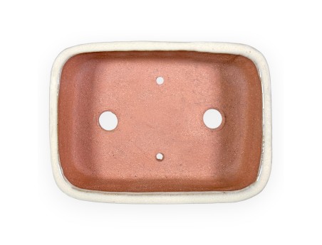 Maceta rectangular de gres esmaltado para Bonsái chinese - 15,5 cm