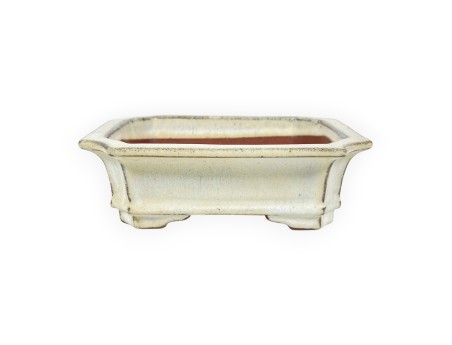 Maceta rectangular de gres esmaltado para Bonsái chinese - 16 cm