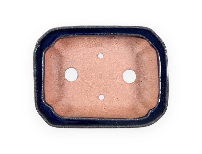 Maceta rectangular de gres esmaltado para Bonsái chinese - 16 cm