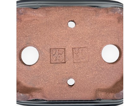 Maceta rectangular de gres esmaltado para Bonsái chinese - 16 cm